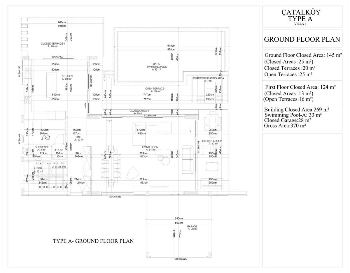 Çatalköy Villas floor plan 3