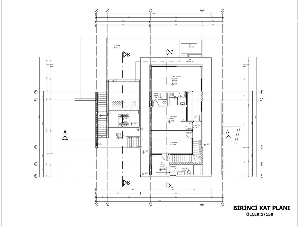 Edremit Villas floor plan 3