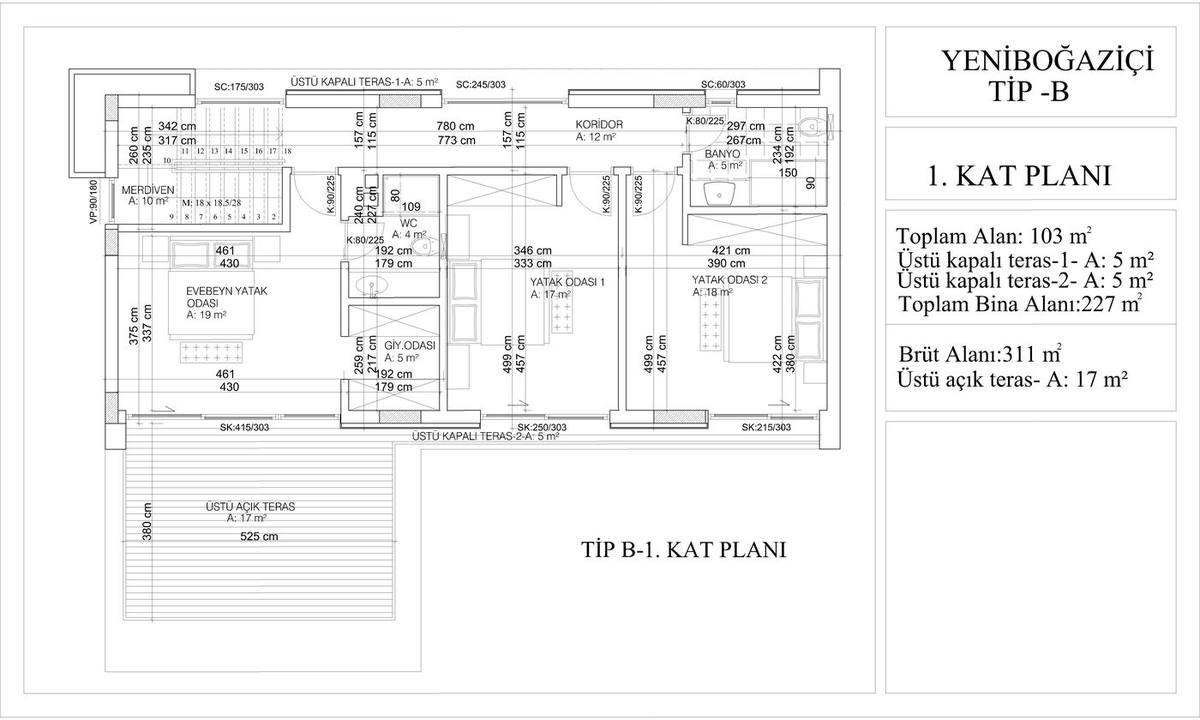 Emerald Tuzla floor plan 2