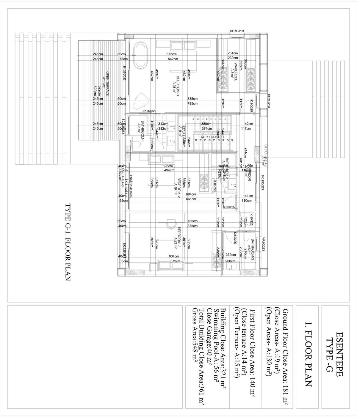 Esentepe Lux Villas floor plan 2