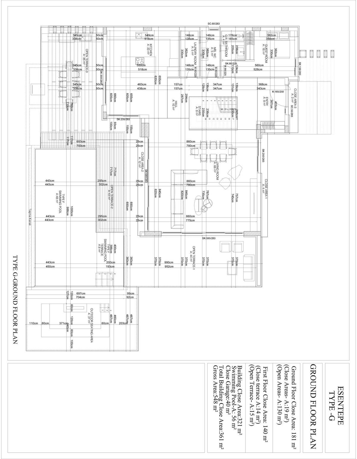 Esentepe Lux Villas floor plan 3