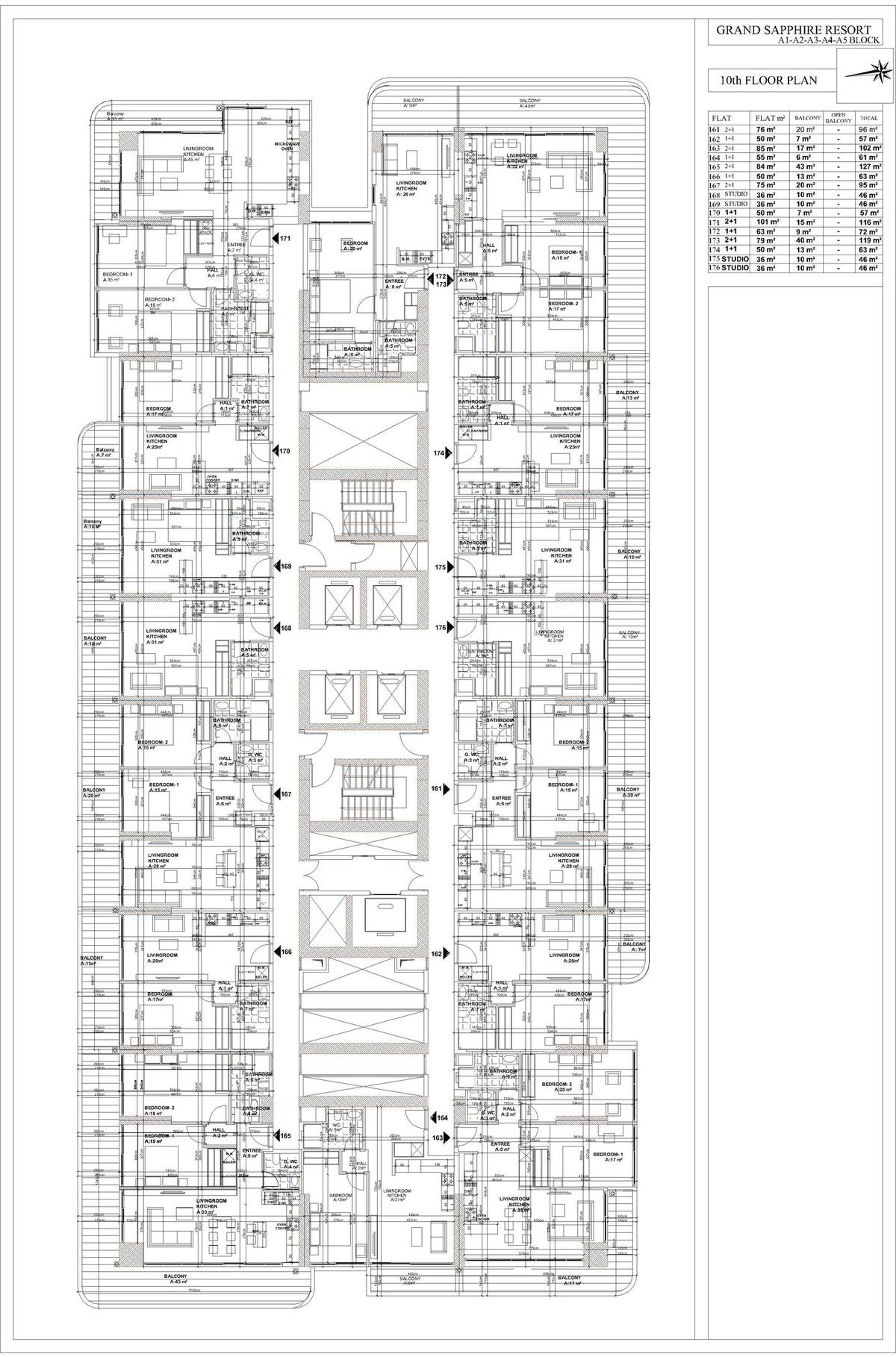 Grand Sapphire Blu floor plan 2