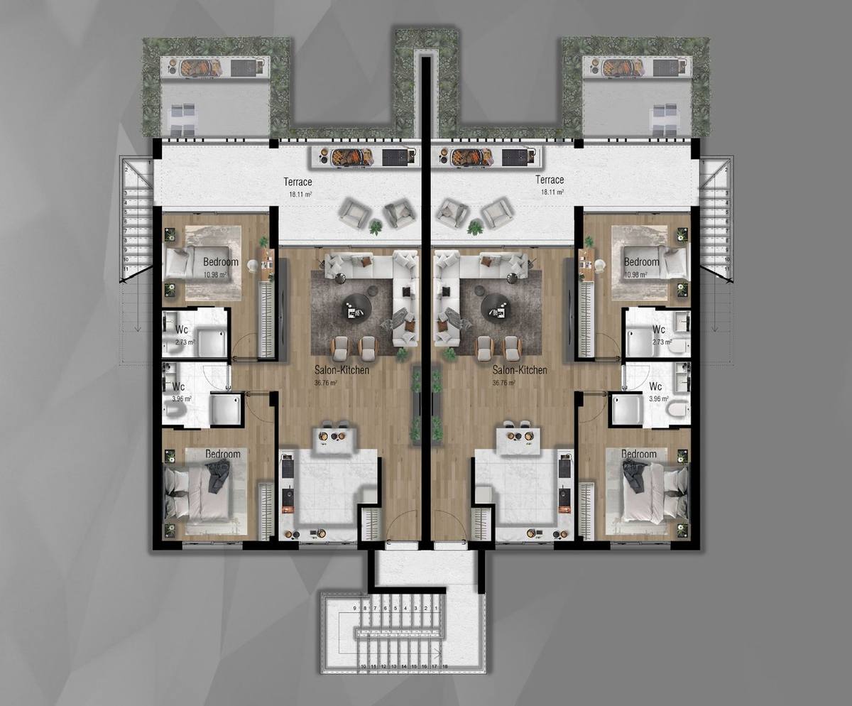 La Casalia floor plan 1