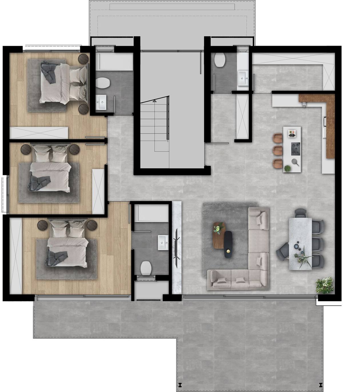 La Isla Villas floor plan 5