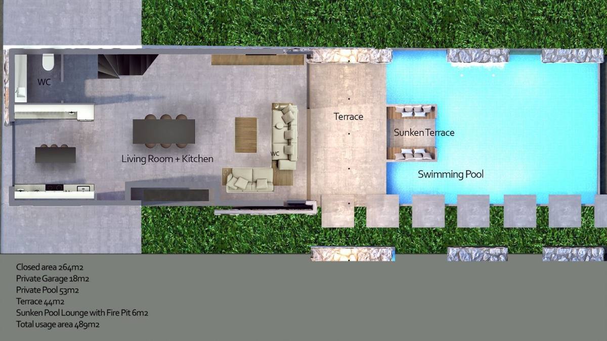 MoonLight Villas floor plan 1