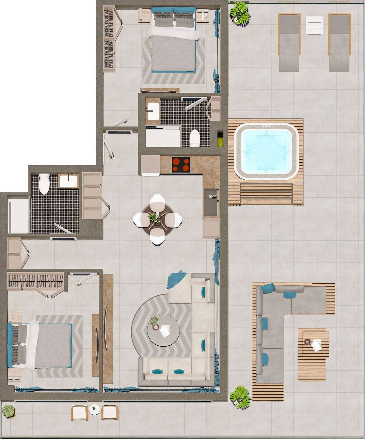 Panorama Long Beach floor plan 3