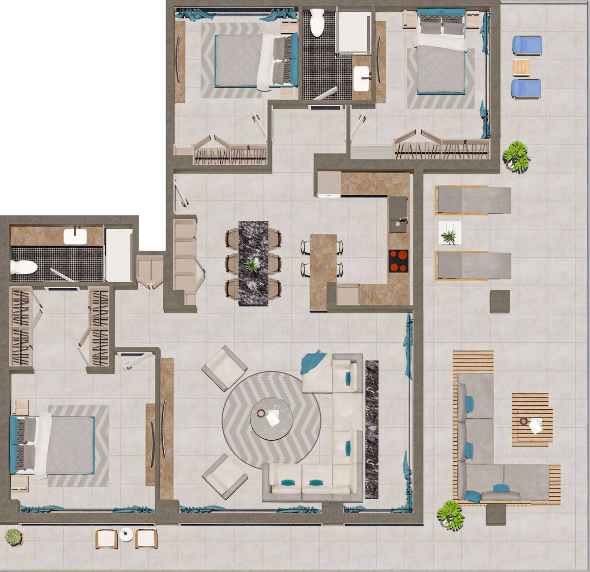 Panorama Long Beach floor plan 6