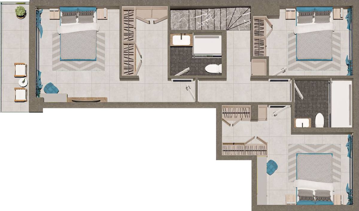 Panorama Long Beach floor plan 4